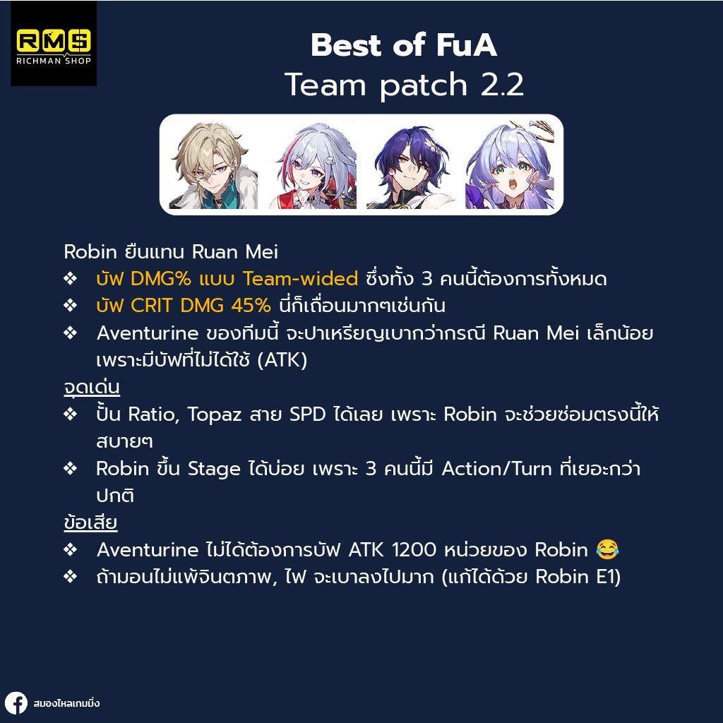 honkai star rail robib best of fua team